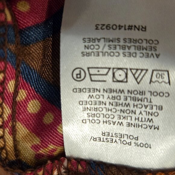 LOFT FESTIVE HOLIDAY MINI drop waist Floral Long Sleeve Dress 6P, fits 6-8 reg - Picture 6 of 6